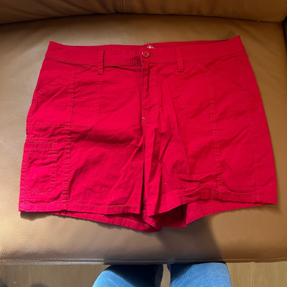 WOMENS RED CHINOS SIZE 13
